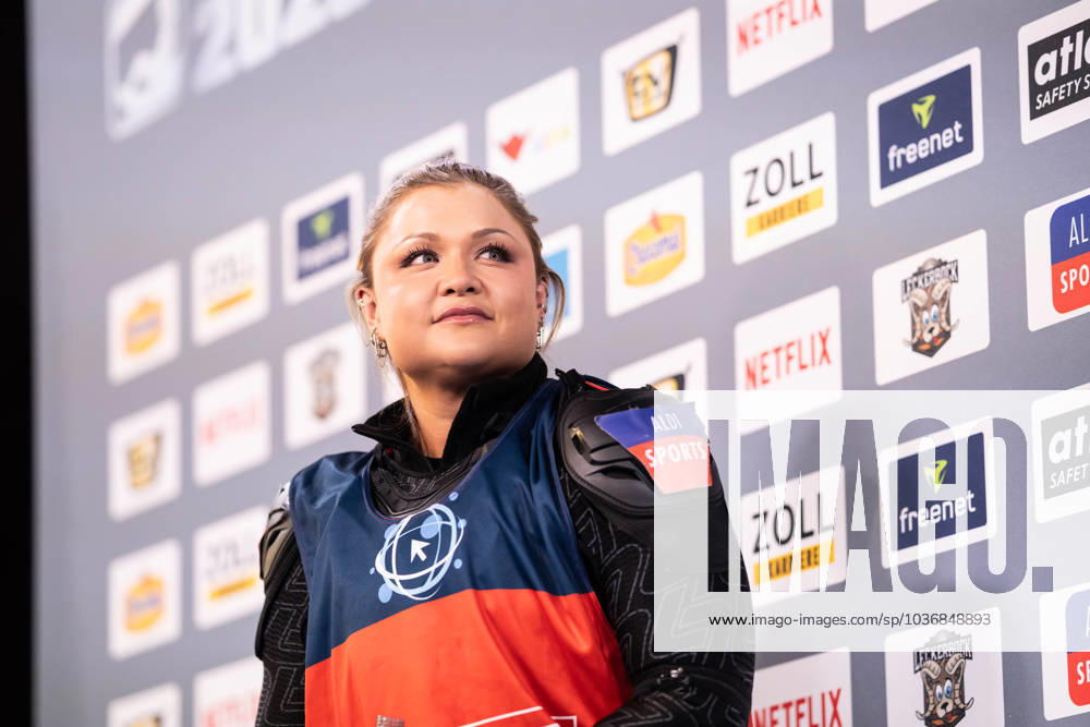 TV Total WOK World Championships by Pro7 2023 12 11 2023, Bobsleigh and luge track, Winterberg, TV Total WOK World Championships by Pro7 2023 In the picture Sophia Thiel nordphotoxGmbHxx xChristianxSchulze nph000300
