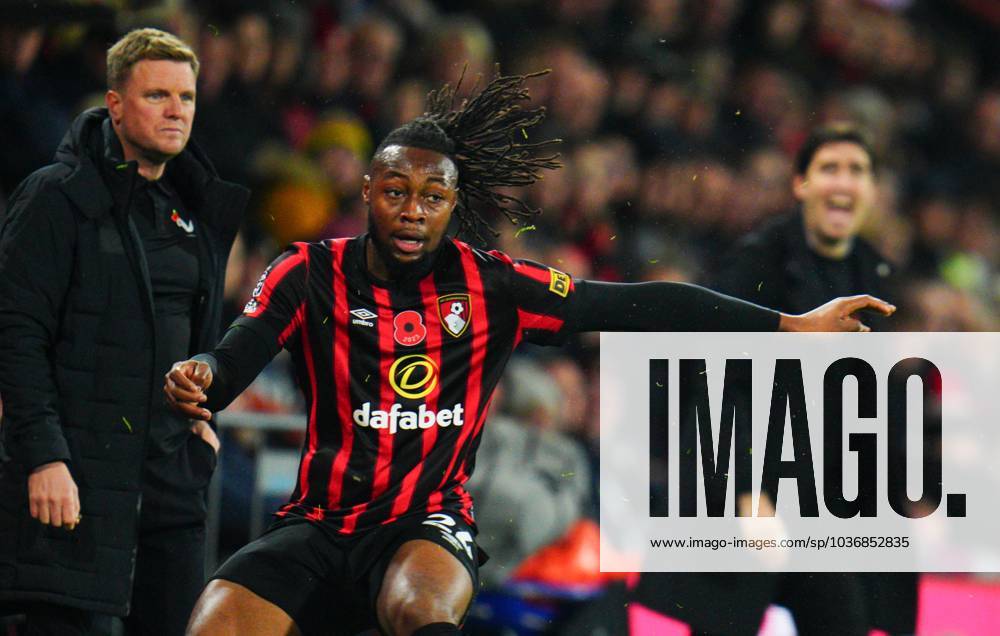 AFC Bournemouth v Newcastle United, Premier League, Football, Vitality Stadium, Bournemouth, UK - 11 Nov 2023