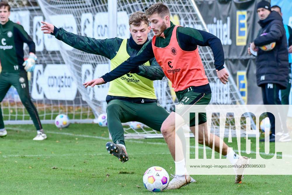 Lars Ritzka Nemeth David Pauli Germany , Hamburg , Training ground of FC St Pauli , Soccer , Bundesliga , 2 Soccer Bundesliga , Training of FC St Pauli