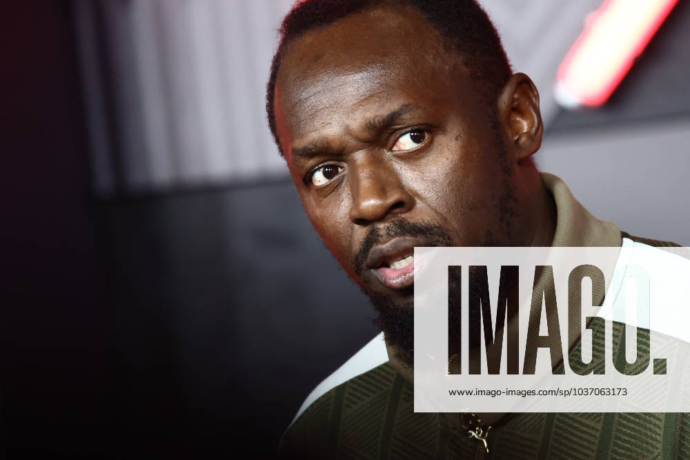 F1 Las Vegas Grand Prix 2023 Usain Bolt ahead of the Formula 1 Las Vegas Grand Prix at Las Vegas Strip Circuit in Las Vegas, United States on November 18, 2023. Las Vegas United States