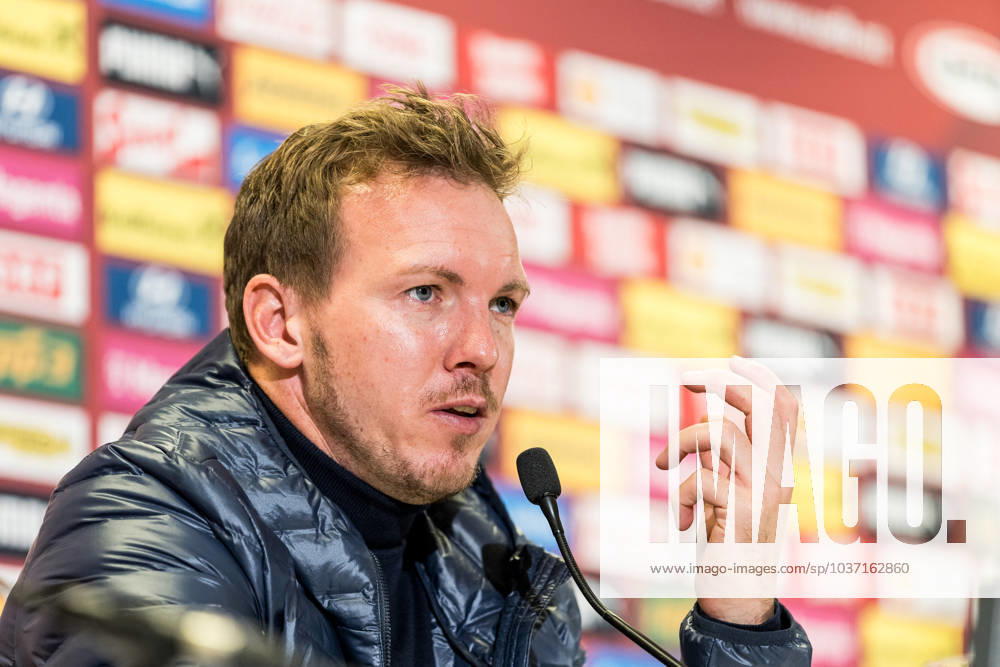 Friendly match Austria Germany 21 11 2023 Julian Nagelsmann coach Germany in the press conference, gestures Friendly match Austria Germany, Vienna, Ernst Happel Stadium on 21 11 2023