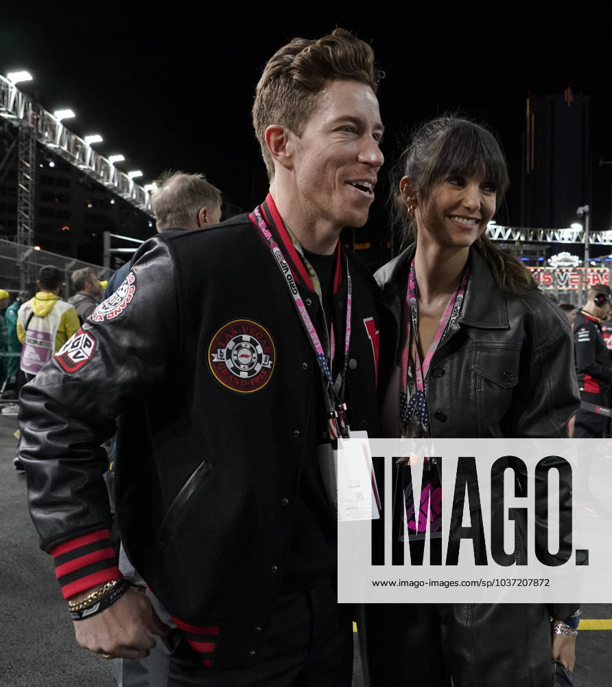 blank, blank, USA: Nov. 18, 2023: Shaun White and Nina Dobrev during the FIA Formula 1 Heineken Silver Las Vegas Grand Prix in Las Vegas NV. Brook Ward blank USA - ZUMAa234 20231118_zsa_a234_238