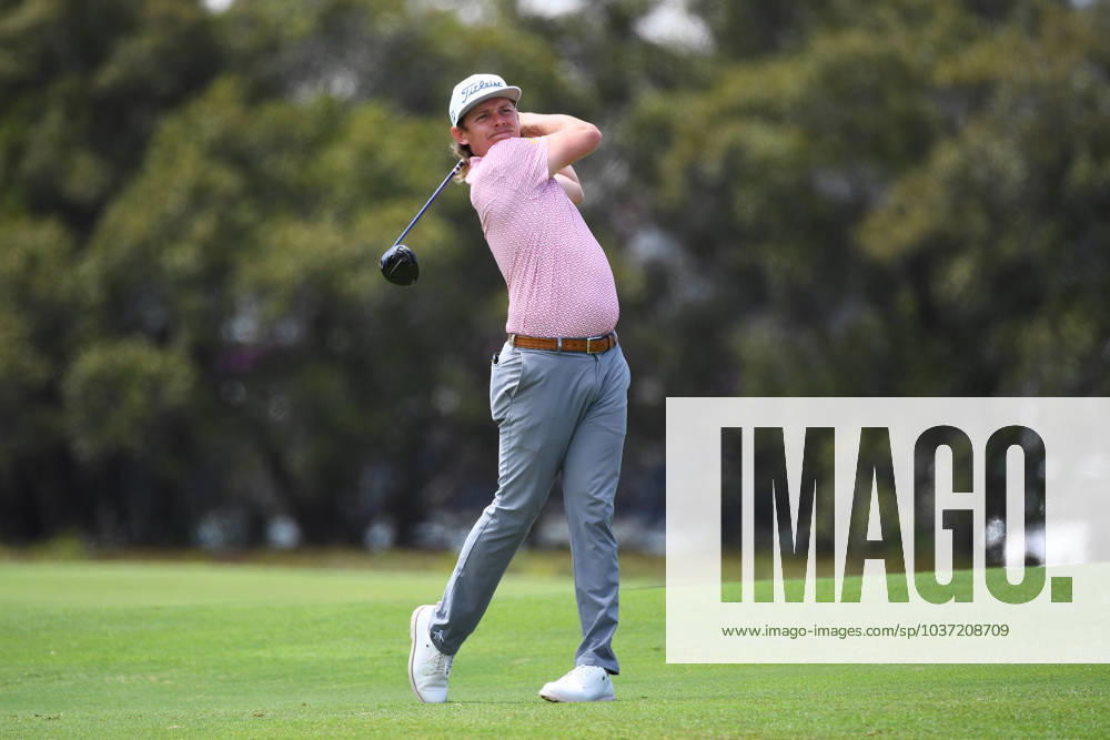 GOLF AUSTRALIAN PGA, Golf Herren Cameron Smith plays a shot during round 1 of the 2023 Fortinet Australian PGA Championship in Brisbane, Thursday, November 23, 2023. ( NO ARCHIVING, , NO USE IN BOOKS WITHOUT CONSENT BRISBANE QUEENSLAND AUSTRALIA
