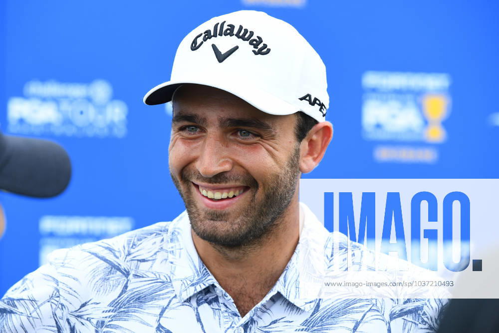 GOLF AUSTRALIAN PGA, Golf Herren Joel Moscatel Nachshon reacts after finishing round 1 of the 2023 Fortinet Australian PGA Championship in Brisbane, Thursday, November 23, 2023. ( NO ARCHIVING, , NO USE IN BOOKS WITHOUT CONSENT BRISBANE QUEENSLAND AUSTRALIA