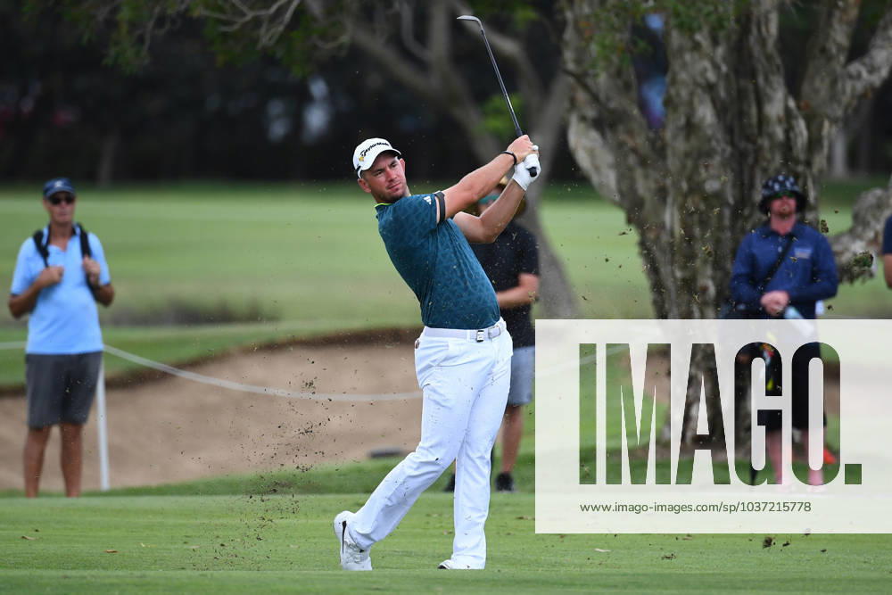 GOLF AUSTRALIAN PGA, Golf Herren Lucas Herbert plays a shot during round 1 of the 2023 Fortinet Australian PGA Championship in Brisbane, Thursday, November 23, 2023. ( NO ARCHIVING, , NO USE IN BOOKS WITHOUT CONSENT BRISBANE QUEENSLAND AUSTRALIA