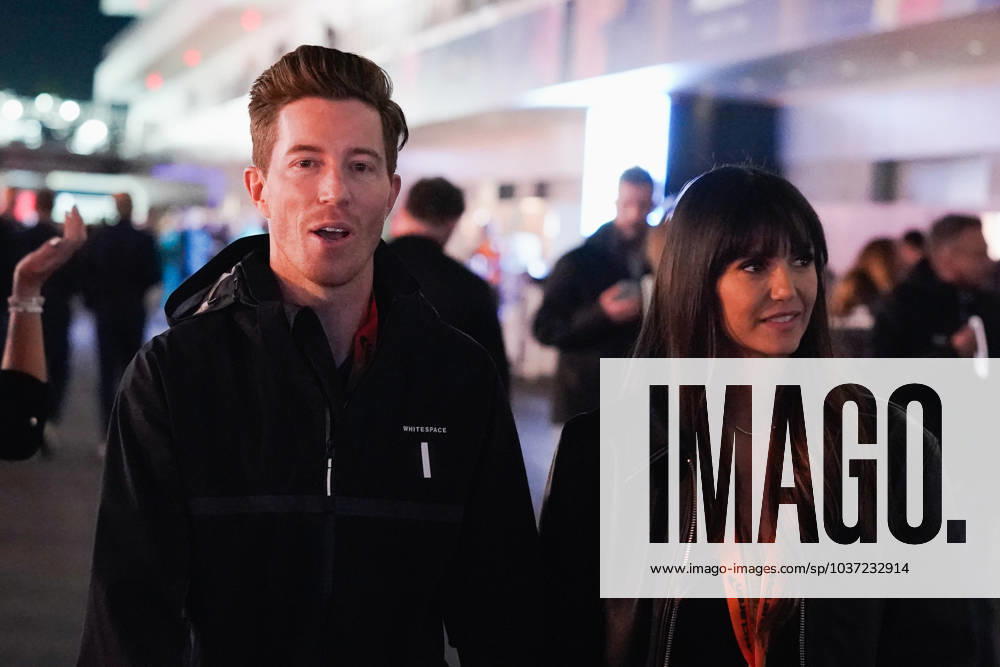 Nov. 18, 2023: Shaun White and Nina Dobrev during the FIA Formula 1 Heineken Silver Las Vegas Grand Prix in Las Vegas NV. Brook Ward Las Vegas USA - ZUMAa234 20231118_zsa_a234_278