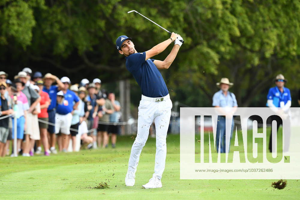 GOLF AUSTRALIAN PGA, Golf Herren Joaquin Niemann plays a shot during round 3 of the 2023 Australian PGA Championship in Brisbane, Saturday, November 25, 2023. ( NO ARCHIVING, , NO USE IN BOOKS WITHOUT CONSENT BRISBANE QUEENSLAND AUSTRALIA