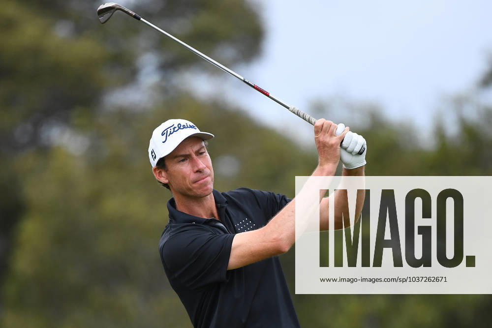 GOLF AUSTRALIAN PGA, Golf Herren Andrew Kelly plays a shot during round 3 of the 2023 Australian PGA Championship in Brisbane, Saturday, November 25, 2023. ( NO ARCHIVING, , NO USE IN BOOKS WITHOUT CONSENT BRISBANE QUEENSLAND AUSTRALIA