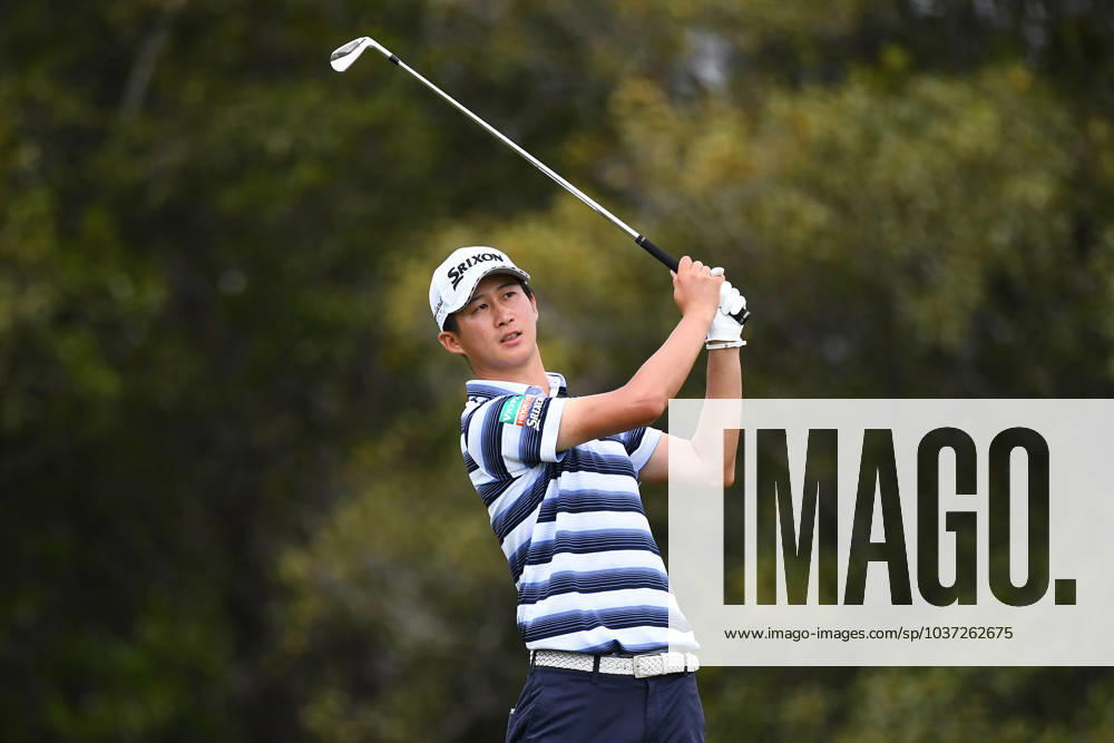 GOLF AUSTRALIAN PGA, Golf Herren Rikuya Hoshino plays a shot during round 3 of the 2023 Australian PGA Championship in Brisbane, Saturday, November 25, 2023. ( NO ARCHIVING, , NO USE IN BOOKS WITHOUT CONSENT BRISBANE QUEENSLAND AUSTRALIA