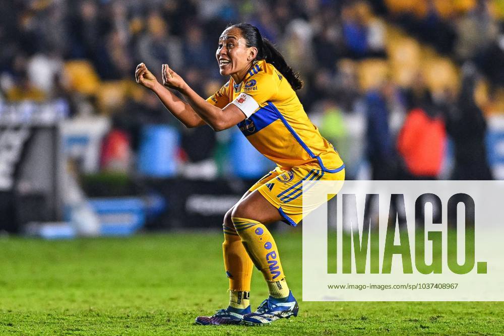 Liga MX Femenil Apertura 2023 Tigres UANL vs America Final Vuelta Liliana Mercado of Tigres during the game America vs Tigres UANL, corresponding to second leg match of great final the Torneo Apertura 2023 of the Liga BBVA MX Femenil, at Universitario Stadium, on November 27, 2023. MONTERREY NUEVO LEON MEXICO