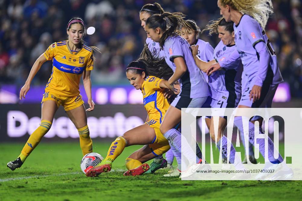 Fußball, Frauen, Club America - Tigres UANL Liga MX Femenil Apertura 2023 Tigres UANL (3) 0-0 (0) America Final Vuelta during the game America vs Tigres UANL, corresponding to second leg match of great final the Torneo Apertura 2023 of the Liga BBVA MX Femenil, at Universitario Stadium, on November 27, 2023. MONTERREY NUEVO LEON MEXICO