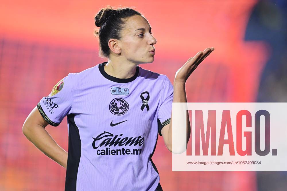 Fußball, Frauen, Club America - Tigres UANL Liga MX Femenil Apertura 2023 Tigres UANL (3) 0-0 (0) America Final Vuelta Aurelie Kaci of America during the game Tigres UANL vs America, corresponding to second leg match of great final the Torneo Apertura 2023 of the Liga BBVA MX Femenil, at Universitario Stadium, on November 27, 2023. MONTERREY NUEVO LEON MEXICO
