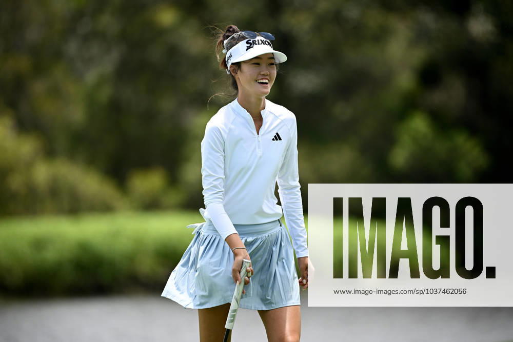 GOLF AUSTRALIAN OPEN, Grace Kim of Australia reacts during the Pro-Am ahead of the Australian Open 2023 at the Lakes Golf Club in Sydney, Wednesday, November 29, 2023. ( NO ARCHIVING, , NO USE IN BOOKS WITHOUT CONSENT SYDNEY NEW SOUTH WALES AUSTRALIA