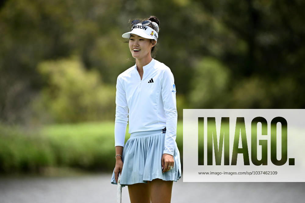 GOLF AUSTRALIAN OPEN, Grace Kim of Australia reacts during the Pro-Am ahead of the Australian Open 2023 at the Lakes Golf Club in Sydney, Wednesday, November 29, 2023. ( NO ARCHIVING, , NO USE IN BOOKS WITHOUT CONSENT SYDNEY NEW SOUTH WALES AUSTRALIA