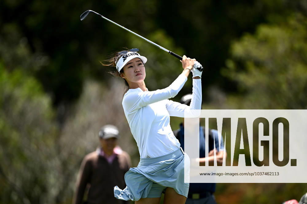 GOLF AUSTRALIAN OPEN, Grace Kim of Australia plays a shot from the fairway during the Pro-Am ahead of the Australian Open 2023 at the Lakes Golf Club in Sydney, Wednesday, November 29, 2023. ( NO ARCHIVING, , NO USE IN BOOKS WITHOUT CONSENT SYDNEY NEW SOUTH WALES AUSTRALIA