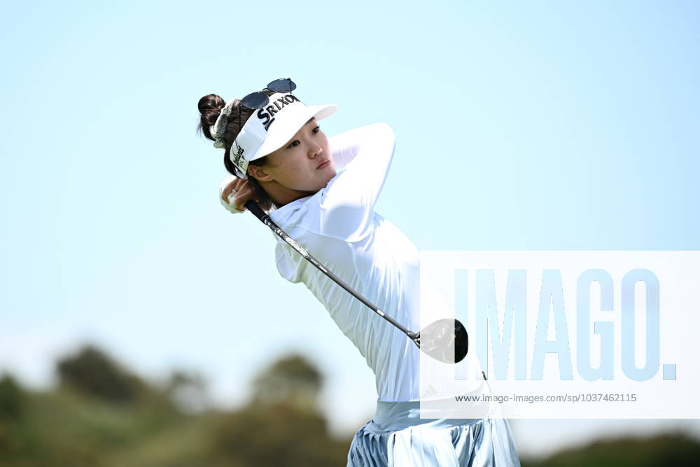 GOLF AUSTRALIAN OPEN, Grace Kim of Australia plays a shot from the tee during the Pro-Am ahead of the Australian Open 2023 at the Lakes Golf Club in Sydney, Wednesday, November 29, 2023. ( NO ARCHIVING, , NO USE IN BOOKS WITHOUT CONSENT SYDNEY NEW SOUTH WALES AUSTRALIA