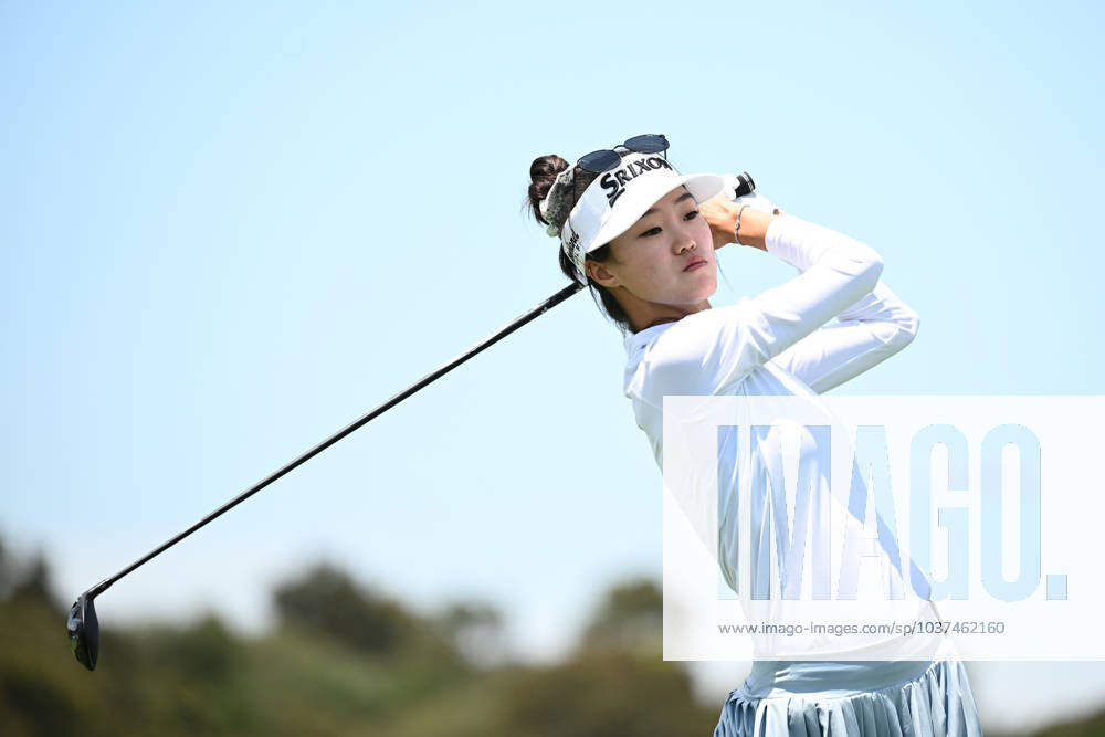 GOLF AUSTRALIAN OPEN, Grace Kim of Australia plays a shot from the tee during the Pro-Am ahead of the Australian Open 2023 at the Lakes Golf Club in Sydney, Wednesday, November 29, 2023. ( NO ARCHIVING, , NO USE IN BOOKS WITHOUT CONSENT SYDNEY NEW SOUTH WALES AUSTRALIA