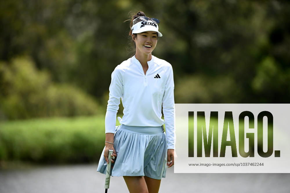 GOLF AUSTRALIAN OPEN, Grace Kim of Australia reacts during the Pro-Am ahead of the Australian Open 2023 at the Lakes Golf Club in Sydney, Wednesday, November 29, 2023. ( NO ARCHIVING, , NO USE IN BOOKS WITHOUT CONSENT SYDNEY NEW SOUTH WALES AUSTRALIA