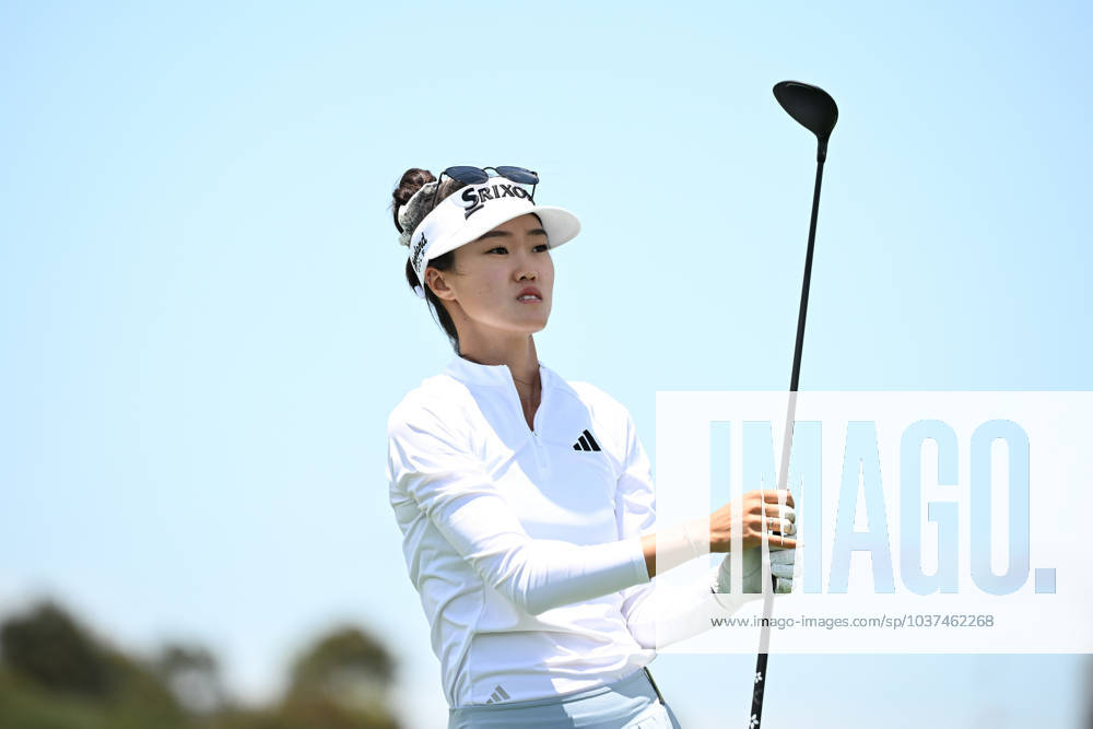 GOLF AUSTRALIAN OPEN, Grace Kim of Australia plays a shot from the tee during the Pro-Am ahead of the Australian Open 2023 at the Lakes Golf Club in Sydney, Wednesday, November 29, 2023. ( NO ARCHIVING, , NO USE IN BOOKS WITHOUT CONSENT SYDNEY NEW SOUTH WALES AUSTRALIA