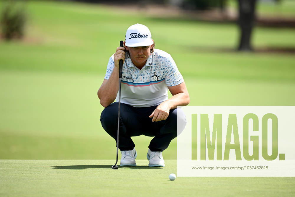 GOLF AUSTRALIAN OPEN, Cam Smith of Australia lines up a putt during the Pro-Am ahead of the Australian Open 2023 at the Australian Golf Club in Sydney, Wednesday, November 29, 2023. ( NO ARCHIVING, , NO USE IN BOOKS WITHOUT CONSENT SYDNEY NEW SOUTH WALES AUSTRALIA