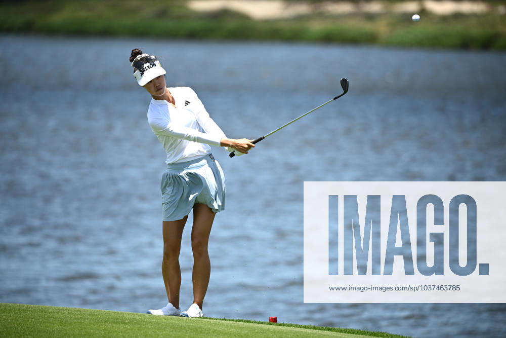 GOLF AUSTRALIAN OPEN, Grace Kim of Australia plays a shot from the fairway during the Pro-Am ahead of the Australian Open 2023 at the Lakes Golf Club in Sydney, Wednesday, November 29, 2023. ( NO ARCHIVING, , NO USE IN BOOKS WITHOUT CONSENT SYDNEY NEW SOUTH WALES AUSTRALIA