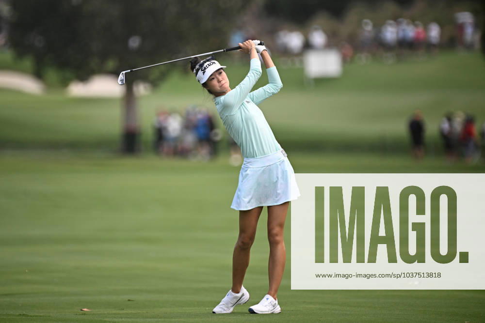 GOLF AUSTRALIAN OPEN, Grace Kim of Australia plays a shot from the 8th fairway during Round 1 of the Women?s Australian Open 2023 at the Australian Golf Club in Sydney, Thursday, November 30, 2023. ( NO ARCHIVING, , NO USE IN BOOKS WITHOUT CONSENT SYDNEY NEW SOUTH WALES AUSTRALIA