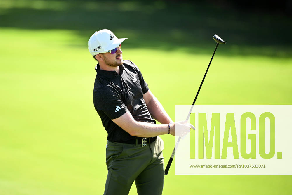 GOLF AUSTRALIAN OPEN, Connor Syme of Scotland plays a shot from the 14th fairway during Round 2 of the Australian Open 2023 at the Lakes Golf Club in Sydney, Friday, December 1, 2023. ( NO ARCHIVING, , NO USE IN BOOKS WITHOUT CONSENT SYDNEY NEW SOUTH WALES AUSTRALIA