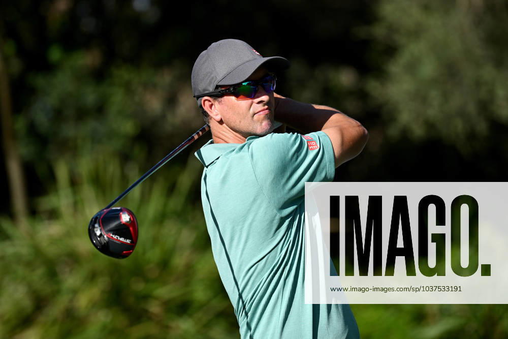 GOLF AUSTRALIAN OPEN, Aadam Scott of Australia plays a shot from the 12th tee during Round 2 of the Australian Open 2023 at the Lakes Golf Club in Sydney, Friday, December 1, 2023. ( NO ARCHIVING, , NO USE IN BOOKS WITHOUT CONSENT SYDNEY NEW SOUTH WALES AUSTRALIA