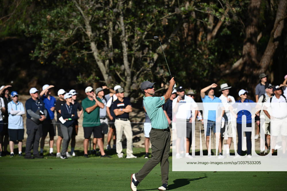 GOLF AUSTRALIAN OPEN, Aadam Scott of Australia plays a shot from the 12th fairway during Round 2 of the Australian Open 2023 at the Lakes Golf Club in Sydney, Friday, December 1, 2023. ( NO ARCHIVING, , NO USE IN BOOKS WITHOUT CONSENT SYDNEY NEW SOUTH WALES AUSTRALIA