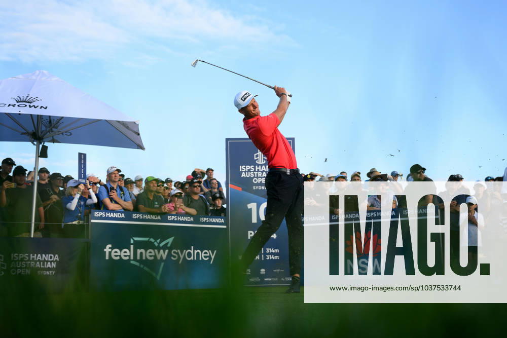 GOLF AUSTRALIAN OPEN, Adrian Meronk of Poland plays a shot from the 10th tee during Round 2 of the Australian Open 2023 at the Lakes Golf Club in Sydney, Friday, December 1, 2023. ( NO ARCHIVING, , NO USE IN BOOKS WITHOUT CONSENT