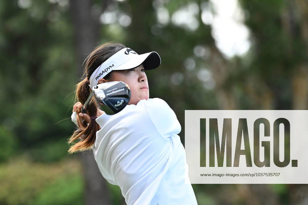 GOLF AUSTRALIAN OPEN, Rachel Lee tee?s off on the 14th during Round 2 of the Australian Open 2023 at the Australian Golf Club in Sydney, Friday, December 1, 2023. ( NO ARCHIVING, , NO USE IN BOOKS WITHOUT CONSENT SYDNEY NEW SOUTH WALES AUSTRALIA