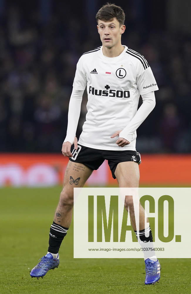 Birmingham, England, 30th November 2023. Marc Gual of Legia Warsaw during the UEFA Europa Conference League match at Villa Park, Birmingham. Picture credit should read: Andrew Yates Sportimage . SPI-2764-0050