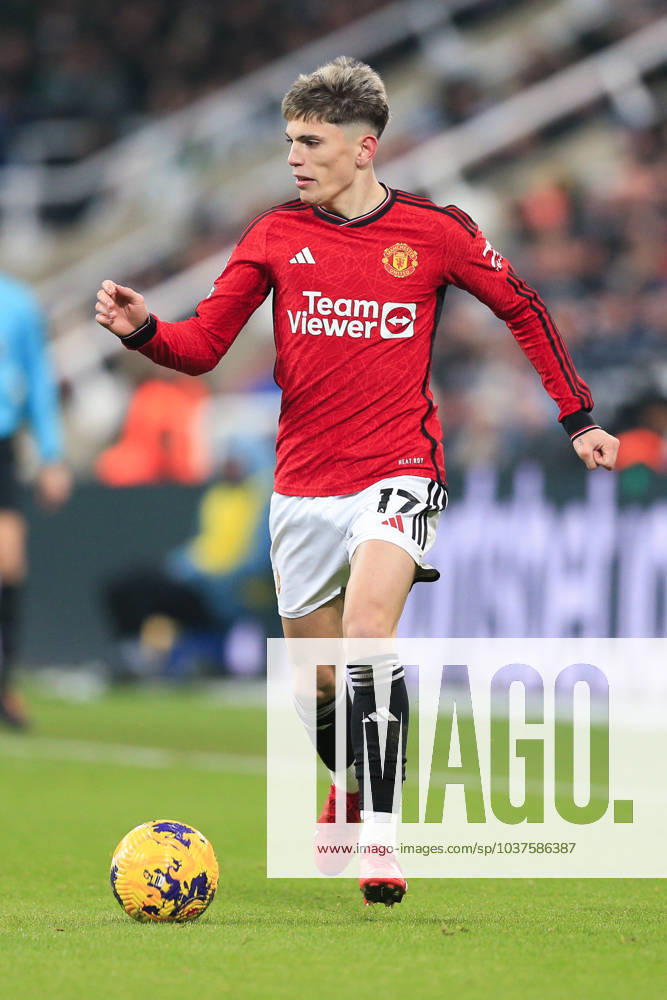 Newcastle United gegen Manchester United 2. Dezember 2023, Newcastle Premier League Fußball Newcastle United gegen Manchester United Alejandro Garnacho von Manchester United Foto von Daniel Chesterton Newcastle UK