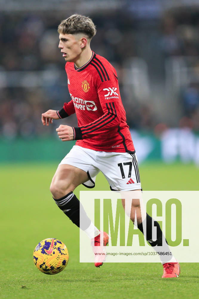 Newcastle United gegen Manchester United 2. Dezember 2023, Newcastle Premier League Fußball Newcastle United gegen Manchester United Alejandro Garnacho von Manchester United Foto von Daniel Chesterton Newcastle UK