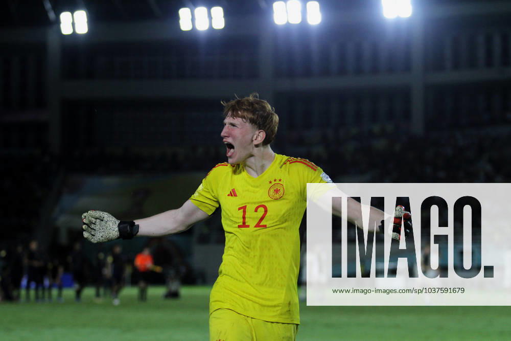 KONSTANTIN HEIDE of Germany reacts during FIFA U-17 World Cup Final match between Germany and France at Manahan Stadium. Surakarta Indonesia - ZUMAb228 20231202_zip_b228_026