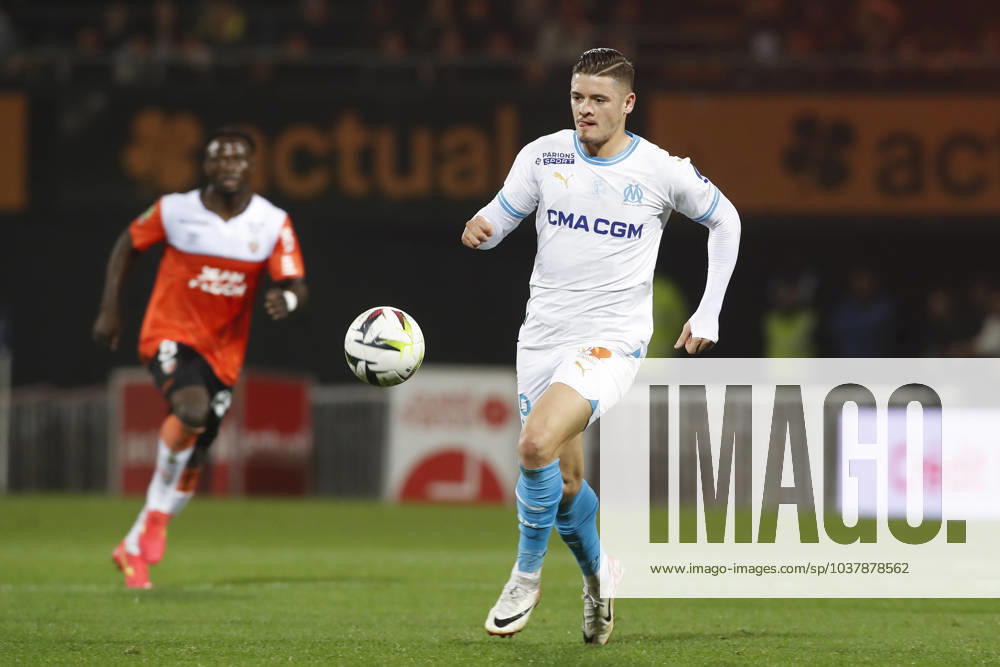 Vitinha (OM) FOOTBALL : Lorient Vs Olympique de Marseille - Ligue 1 Uber Eats - 10 12 2023 MichaelBaucher Panoramic