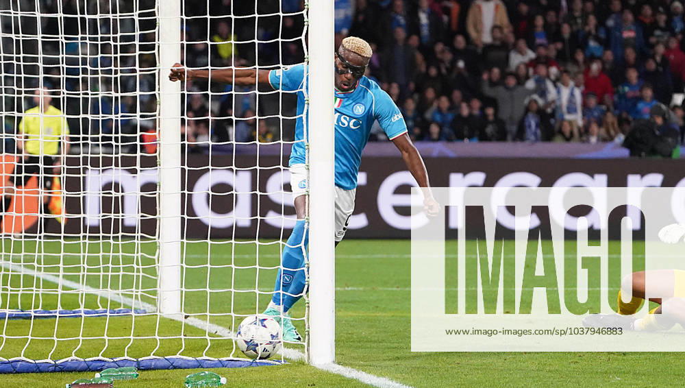 - Napoli vs Braga - Champions League 2023 24 Naples 12 december 2023, during the football match valid for the Champions League 2023 24, between the teams of SSC Napoli vs FC Braga at the Diego Armando Maradona Stadium In the picture: Victor Osimhen SCORING of SSC Napoli