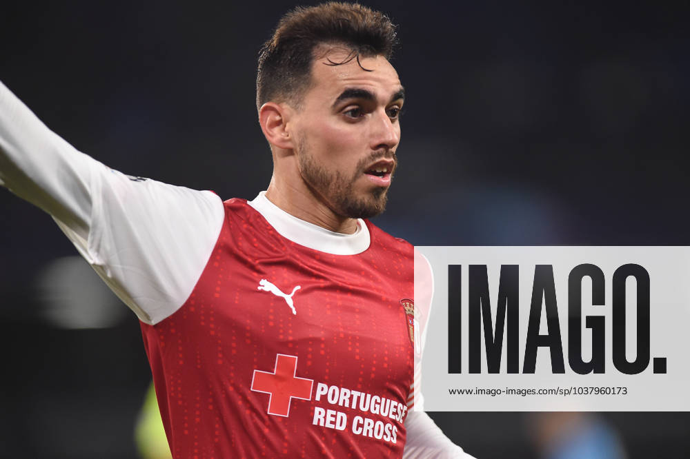 Ricardo Horta of SC Braga during the Uefa Champions League match between SSC Napoli and SC Braga at Stadio Diego Armando Maradona Naples Italy on 12 December 2023. Naples Stadio Diego Armando Maradona Naples Italy