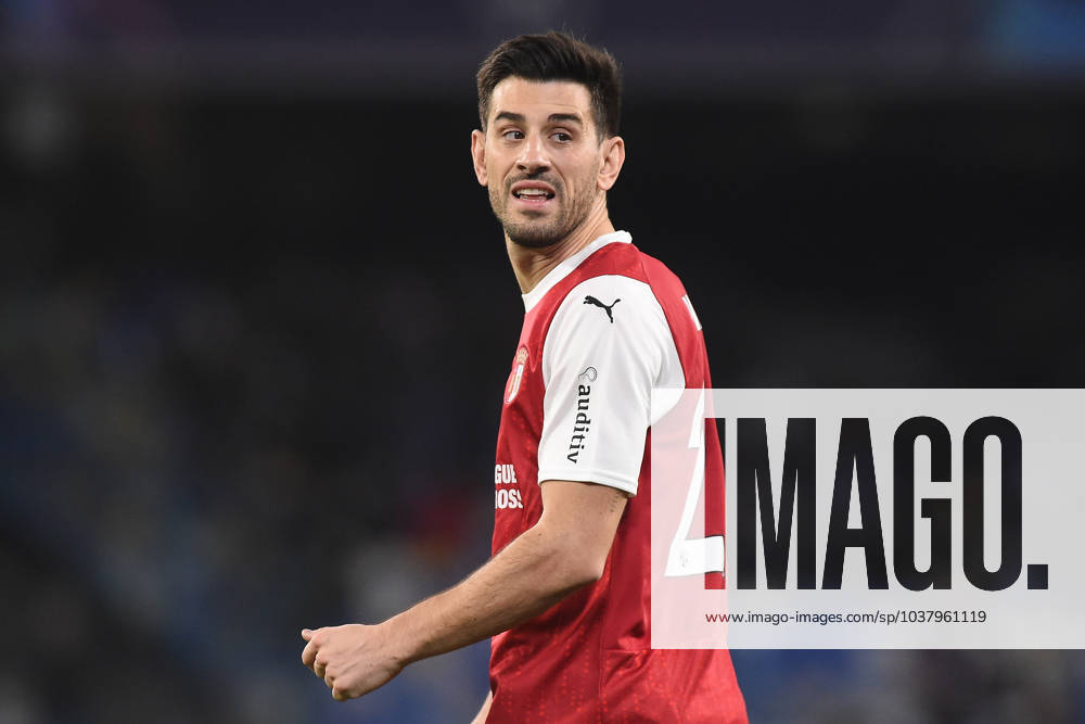 SSC Napoli v SC Braga - UEFA Champions League Pizzi of SC Braga during the UEFA Champions League match between SSC Napoli and SC Braga at Stadio Diego Armando Maradona Naples Italy on 12 December 2023. Naples Naples Italy