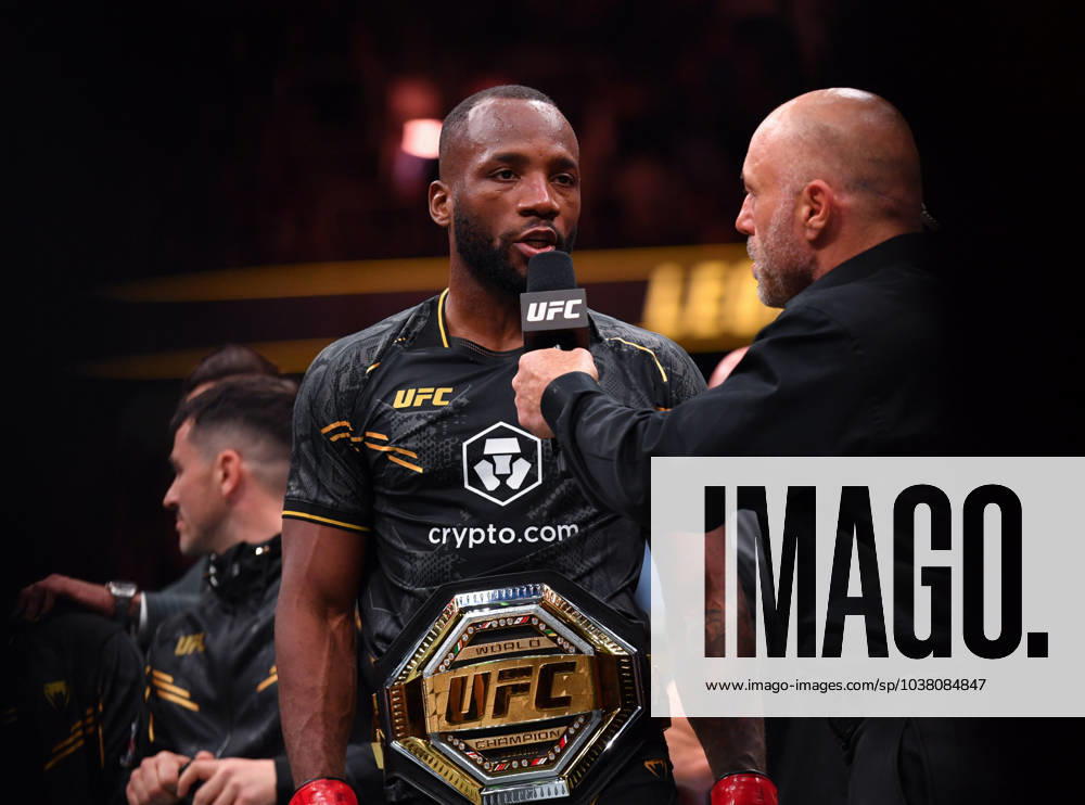 LEON EDWARDS (21-3-0) of Erdington, birmingham, England defeats COLBY COVINGTON (17-3-0) of Miami, Florida USA by a unanimous decision (49-46, 49-46, 49-46) during UFC 296 at T-Mobile Arena, Las Vegas Las Vegas USA - ZUMAo117 20231216_zsp_o117_059