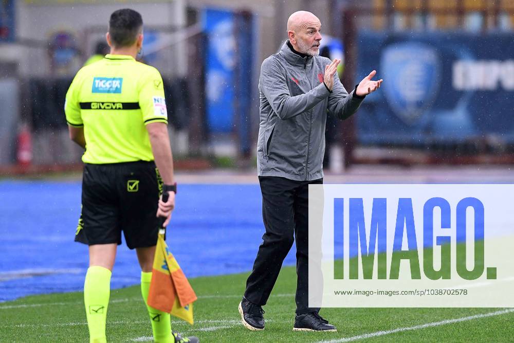 IPP20240107 Football - soccer: Serie A, Empoli F.C. - A.C. Milan, Stefano Pioli (Verwendung nur in Deutschland - GERMANY ONLY) *** IPP20240107 Football soccer Serie A, Empoli F C A C Milan, Stefano Pioli Use only in Germany GERMANY ONLY