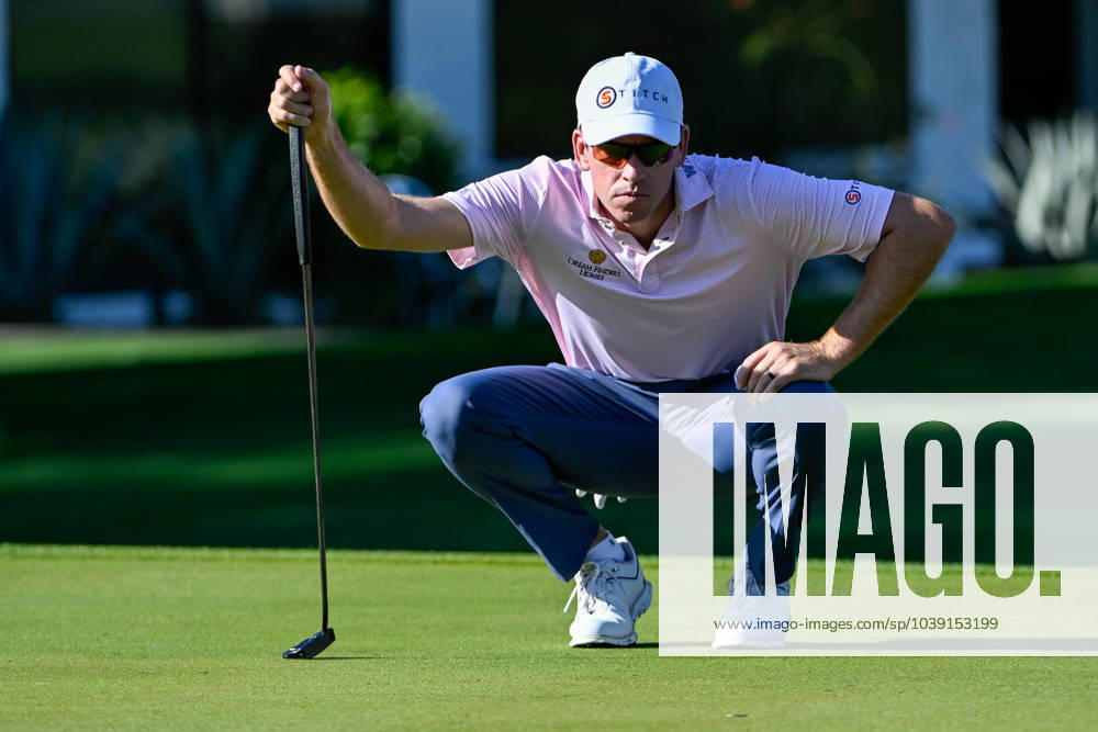 LA QUINTA, CA - JANUARY 18: Ben Kohles (USA) looks over his birdie putt on 2 during Rd1 of The American Express tournament at La Quinta Country Club on January 18, 2024 in La Quinta, California. (Photo by Ken Murray Icon Sportswire) GOLF: JAN 18 PGA, Golf Herren The American Express Icon2401180241