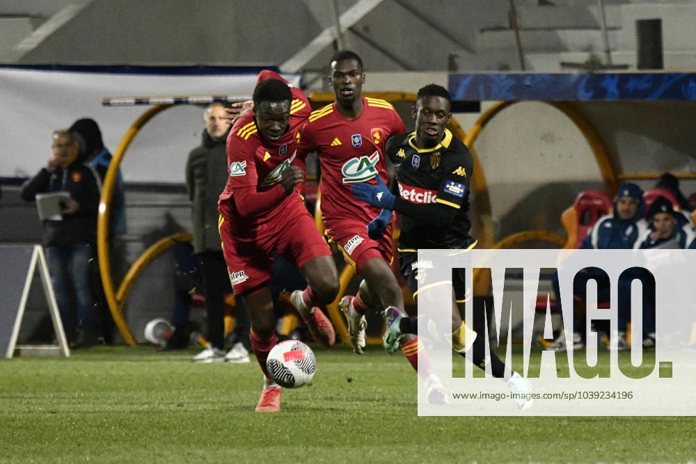 Rodez Aveyron Football vs. AS Monaco pour 16eme de finale de la Coupe de France au Stade Paul Lignon de Rodez, le 20 janvier 2024. FOOTBALL : Rodez AF vs. AS Monaco - Coupe de France - 20 01 2024 ValentinaClaret Panoramic