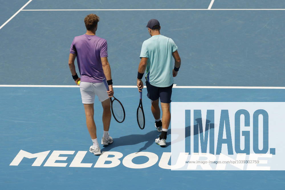 Yannick Hanfmann Dominik Koepfer, Mens DoublesAustralian Open 2024, Melbourne Park, Melbourne, Victoria, Australia