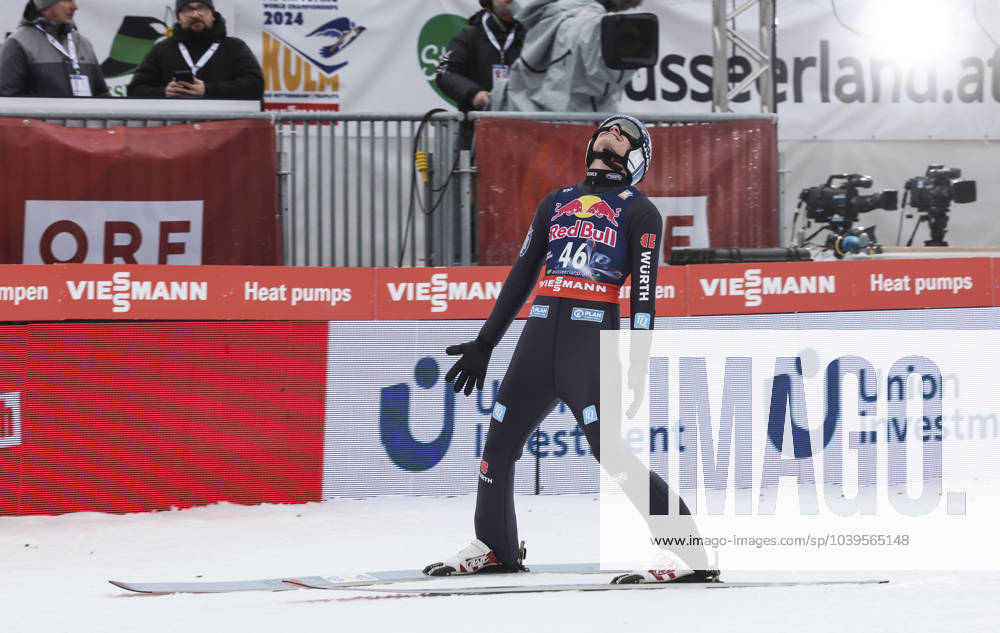 KW04 SKI FLYING - FIS Ski Flying World Championship, WM, Weltmeisterschaft Bad Mitterndorf BAD MITTERNDORF,AUSTRIA,26.JAN.24 - NORDIC SKIING, Ski jumping, Skispringen, Ski, nordisch SKI FLYING - FIS Ski Flying World Championship Kulm. Image shows Andreas Wellinger (GER). GEPAxpictures xWolfgangxGrebien