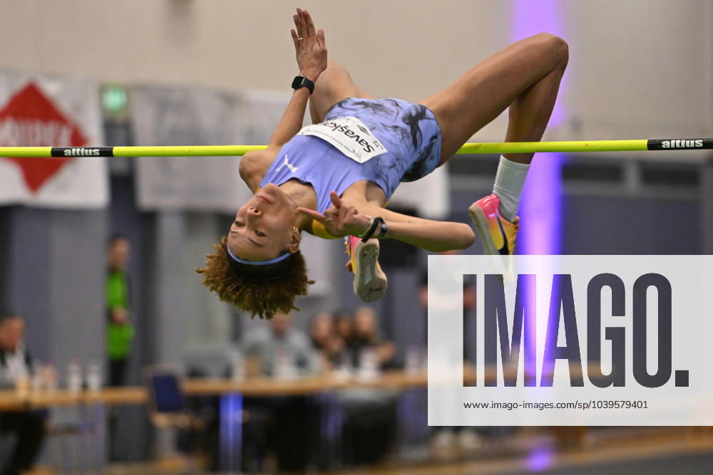 GER, International High Jump Meeting Wuppertal 26 01 2024, Wuppertal , Sporthalle Küllenhahn, GER, International High Jump Meeting Wuppertal in the picture Mirela Demirewa Atletik Sf with Turkish national record of 1,91m NordphotoxGmbHx xFreund nph00018