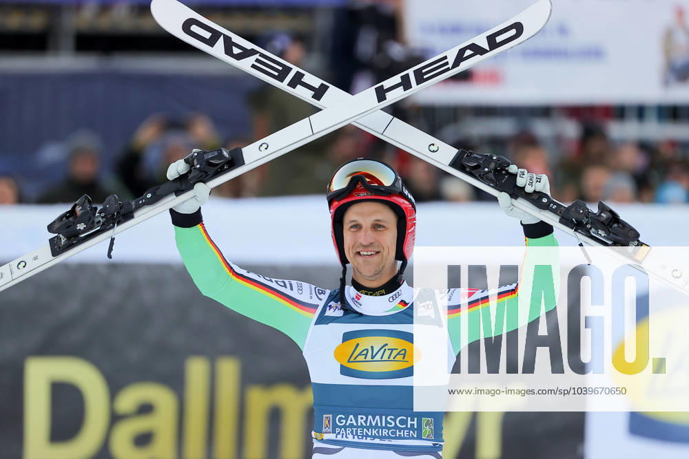 KW04 ALPINE SKIING - FIS WC Garmisch Partenkirchen GARMISCH-PARTENKIRCHEN,GERMANY,28.JAN.24 - ALPINE SKIING - FIS World Cup, Super G, men. Image shows Josef Ferstl (GER). keywords: farewell. GEPAxpictures xThomasxBachun