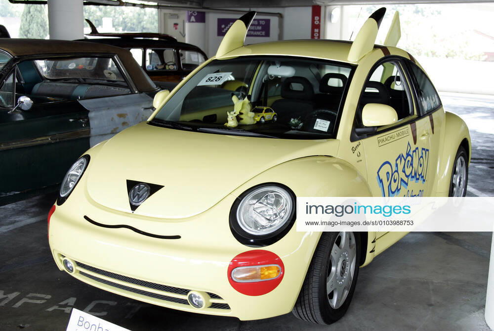 Pokemon & 1998 Volkswagon Beetle Tv & Movie Car George Barris Collection Petersen Museum, Los Angeles, Usa 13 May 2005