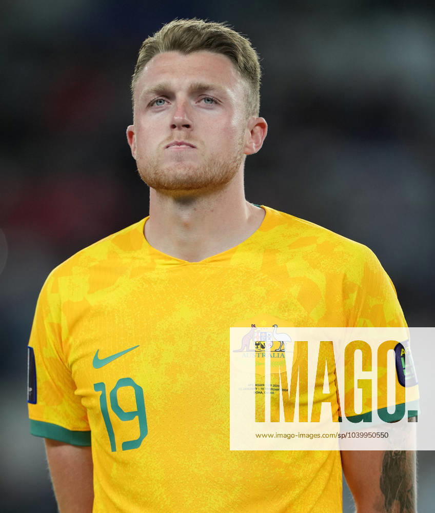 Al-Wakrah, QATAR - February 2 - Harry Souttar of Australia looks on, headshot, during the match between Australia and South Korea on Quarter-final at AFC Asia Cup in Al Janoub Stadium in Al-Wakrah, Qatar 02 February 2024. Australia v South Korea - Quarter-final - Asia Cup