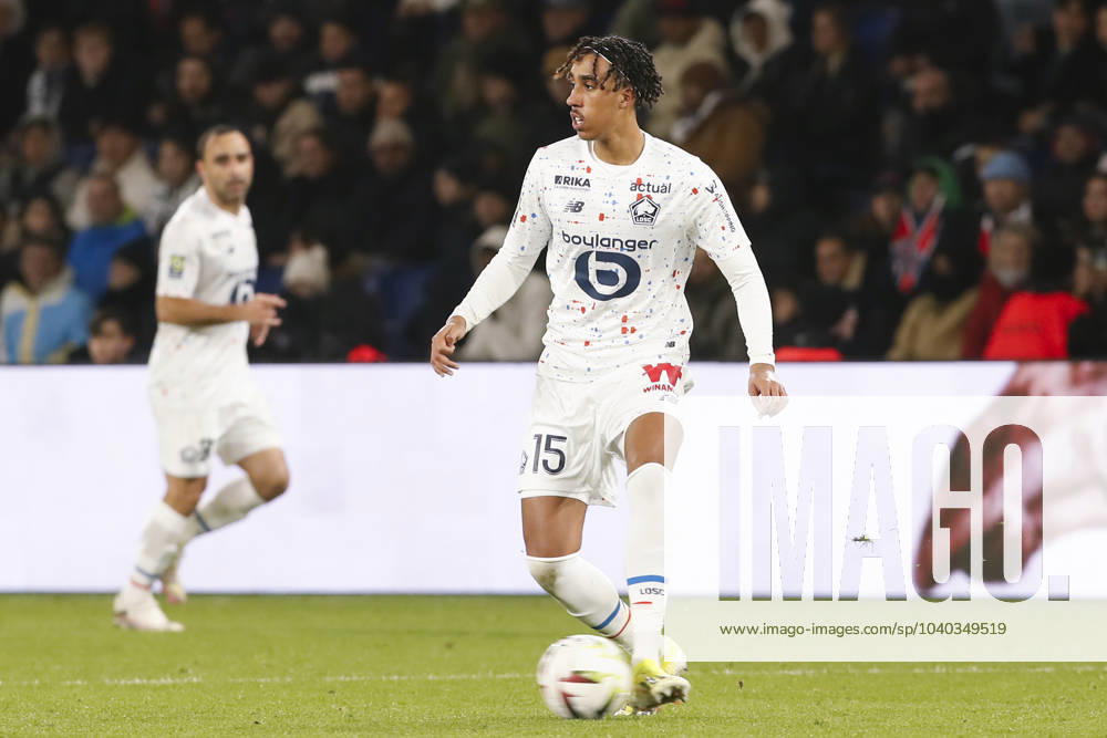 Leny Yoro (LOSC) FOOTBALL : Paris Saint Germain Vs Lille - Ligue 1 Uber Eats - 10 02 2024 MichaelBaucher Panoramic